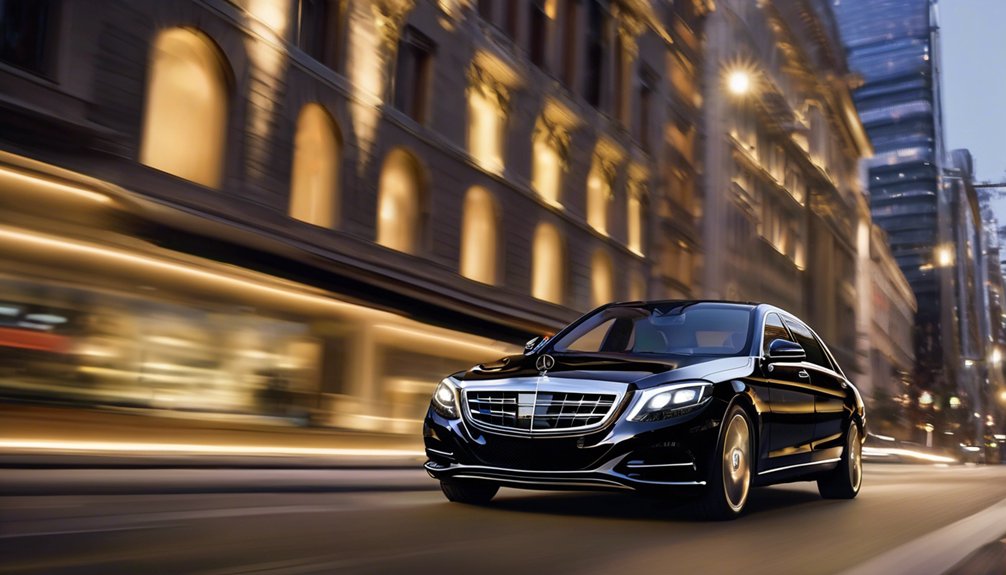 Mercedes Transportation of VIP Clients - Exclusive Limo Service for Special Guests