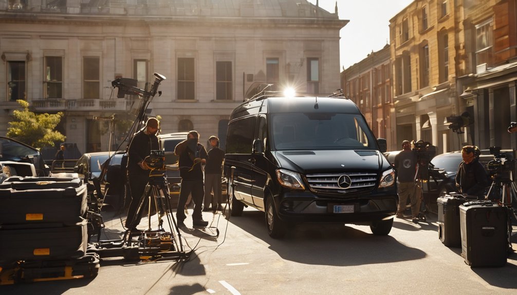 Mercedes for Film Productions in Belgrade - Professional Support for On-Set Transportation