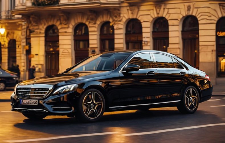 Mercedes vožnja po gradu - Stil koji se primećuje